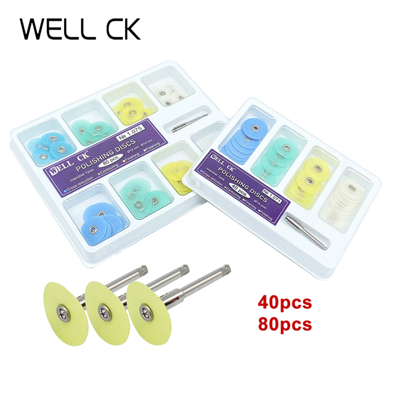 Teeth Whitening Home - WELL CK 40/80 pièces disques de