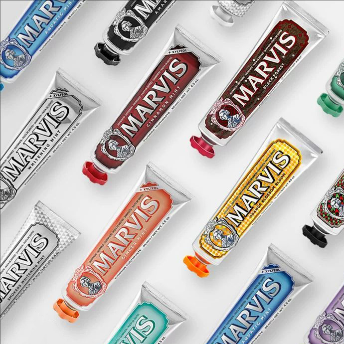 Teeth Whitening Marvis Toothpaste - Dentifrice Marvis Whitening Healtmint Freshen Breath,
