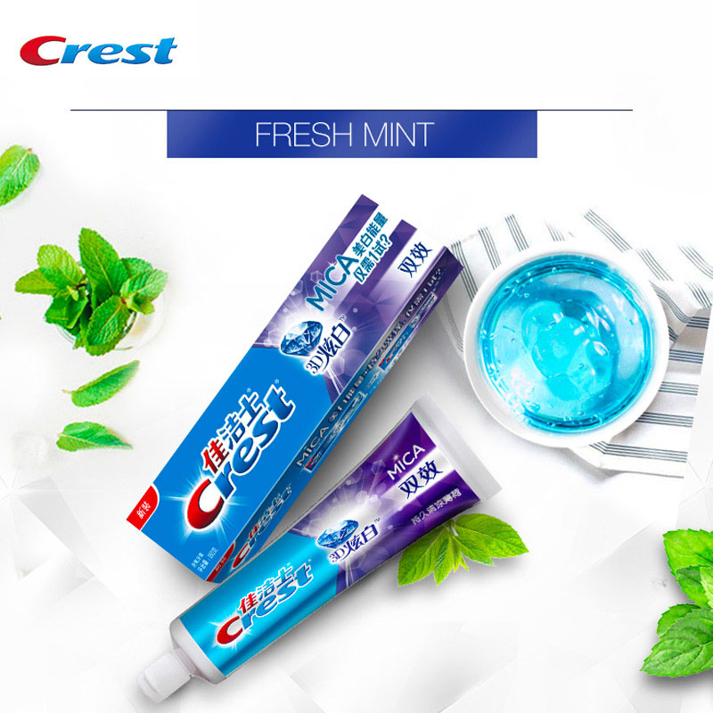 Teeth Whitening Effective - Crest 3D MICA dentifrice fluorure blanchiment