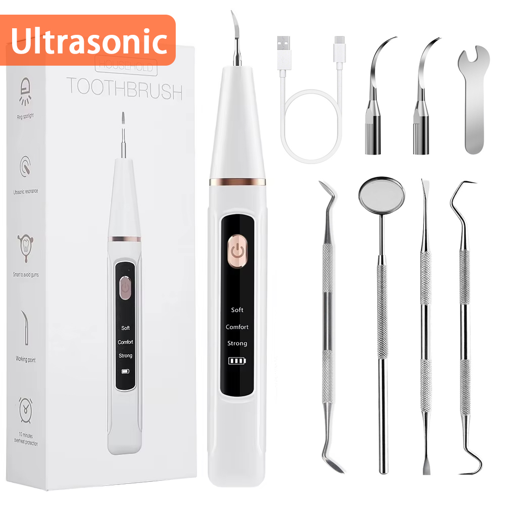 Teeth Whitening Home - Détartreur dentaire électrique ultrasonique, dissolvant de