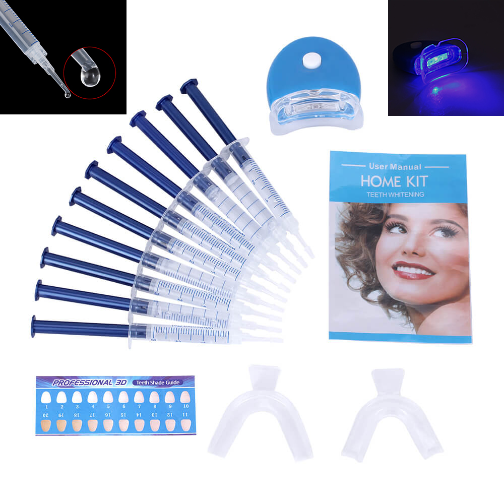 Teeth Whitening Gel Peroxide - 1 ensemble de blanchiment des dents