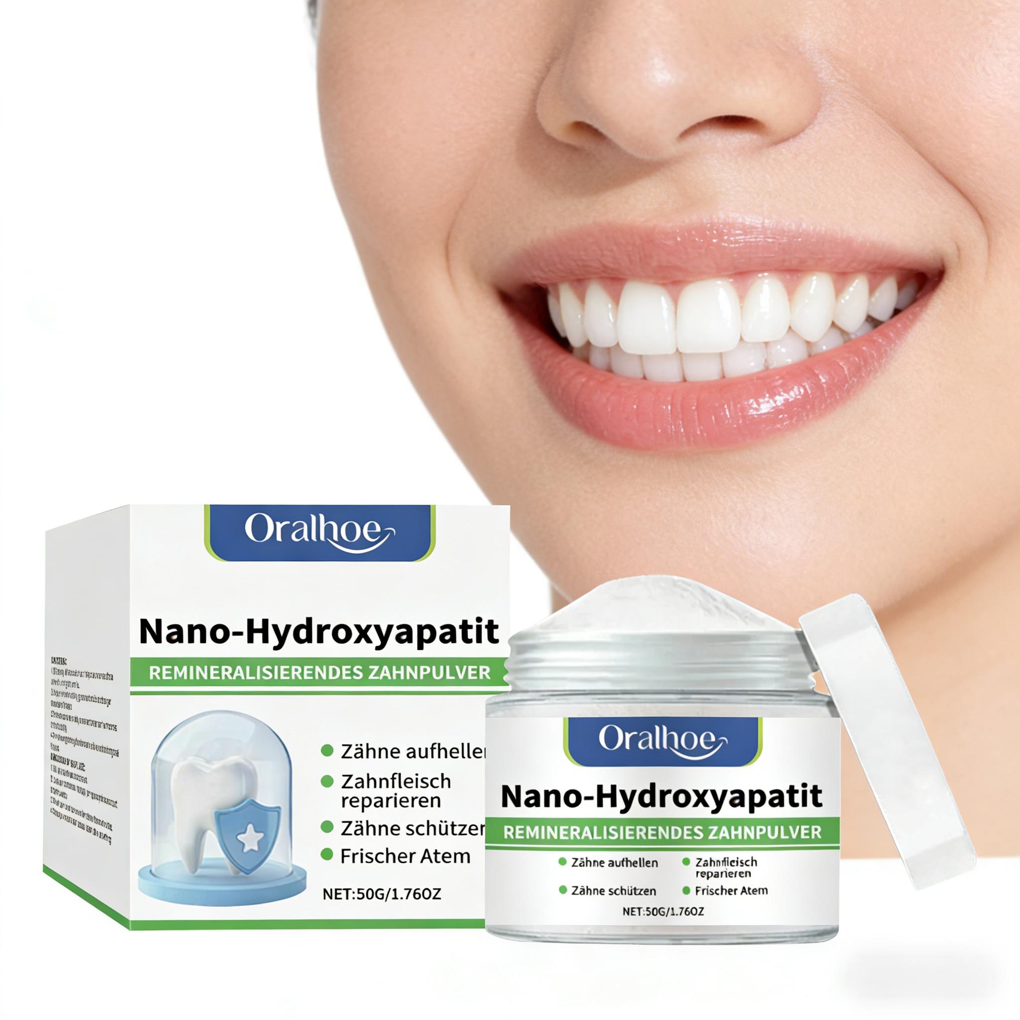 Teeth Whitening Remedies - Poudre blanchissante Oralhoe pour les dents,