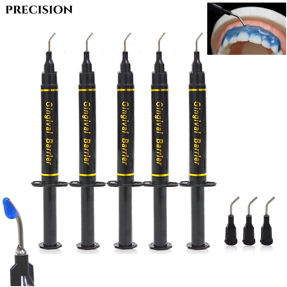 Teeth Whitening Gels Used By Dentists - Lot de 5 barrières gingivales de