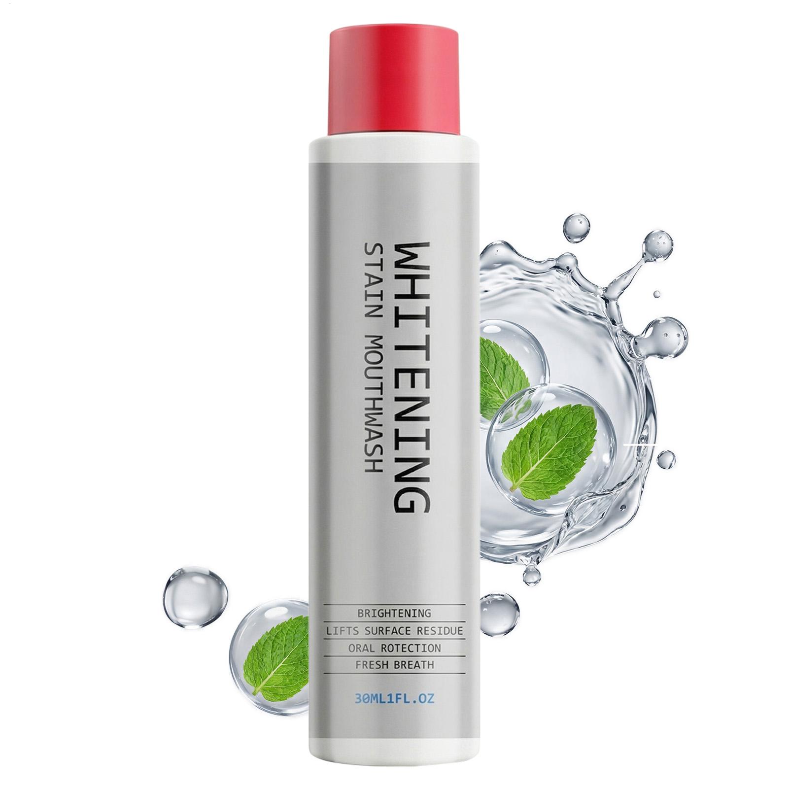 Whitening Mouthwash - Bain de bouche blanchissant 30 ml,