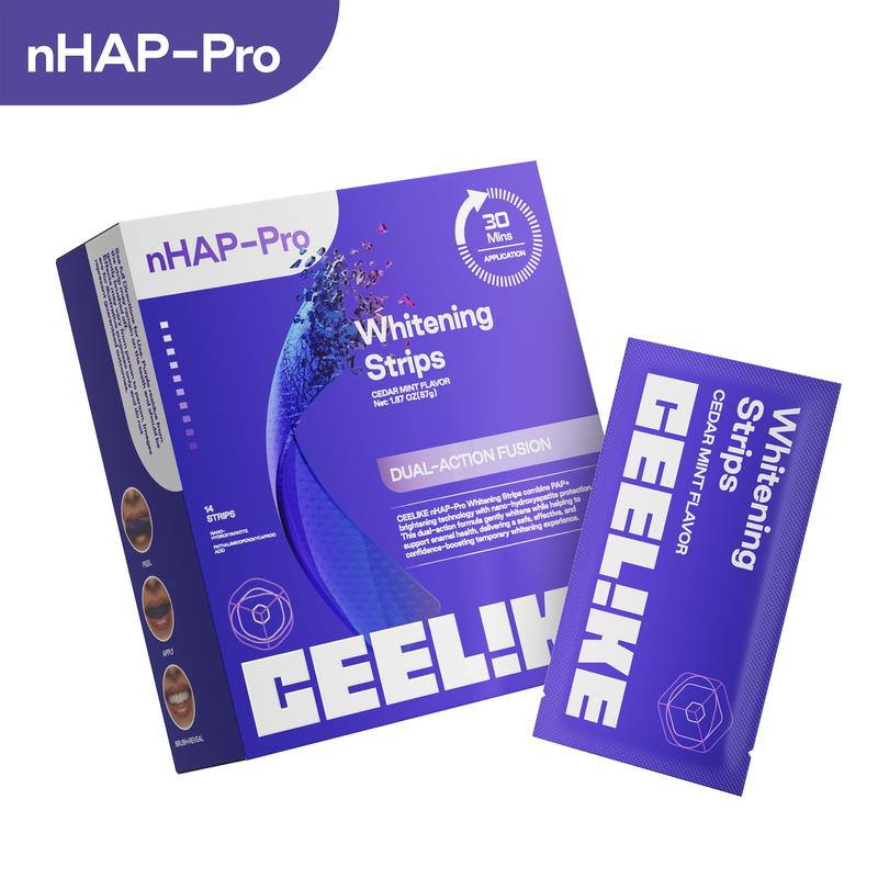 Teeth Whitening Effective - Bandes blanchissantes pour les dents violettes,