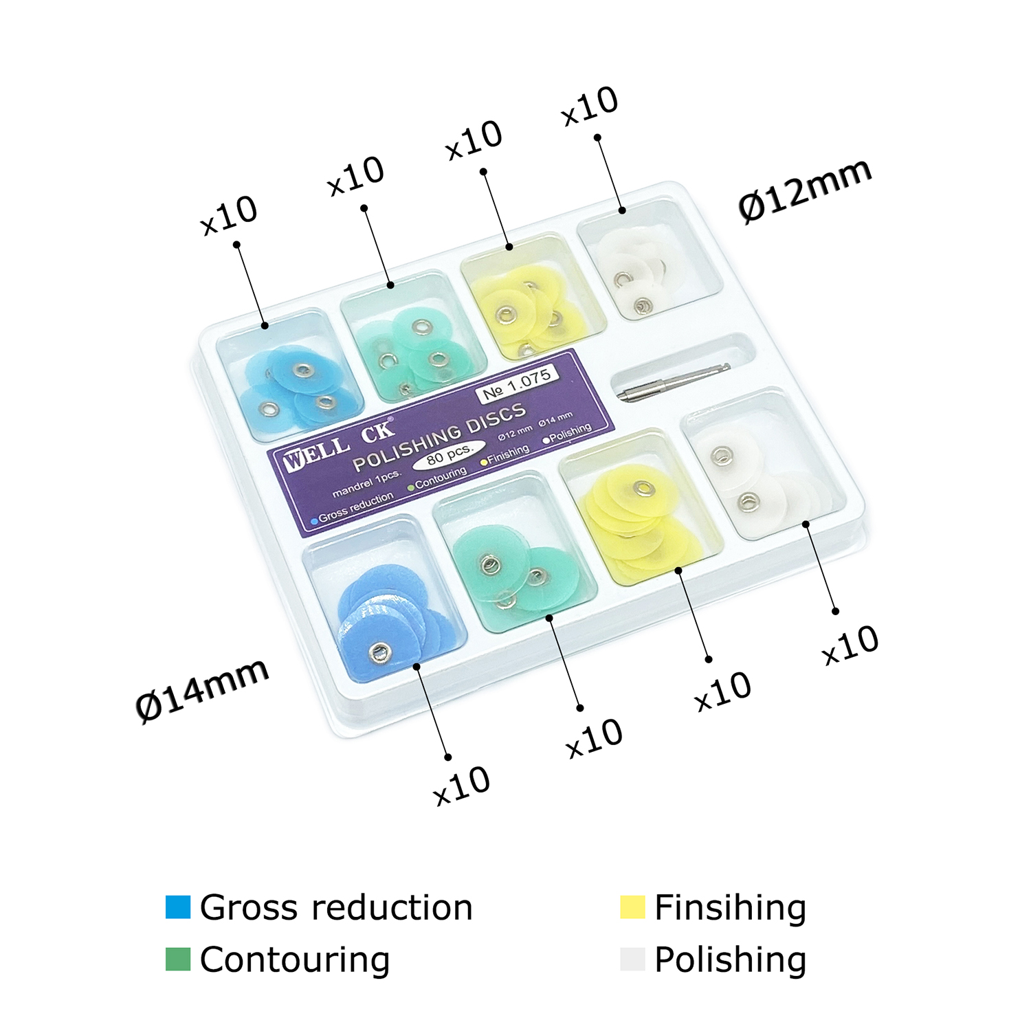 WELL CK 40/80 pièces disques d - Teeth Whitening Home avis et prix