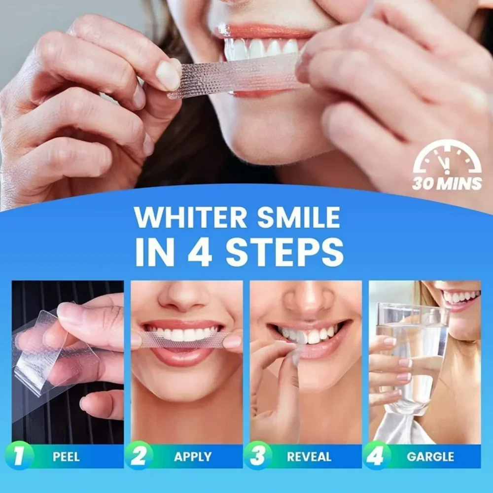 Bandes de blanchiment des dent - Whitening Strip 3D avis et prix