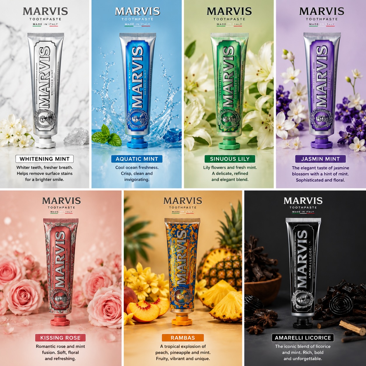 Dentifrice Marvis Whitening He - Teeth Whitening Marvis Toothpaste avis et prix