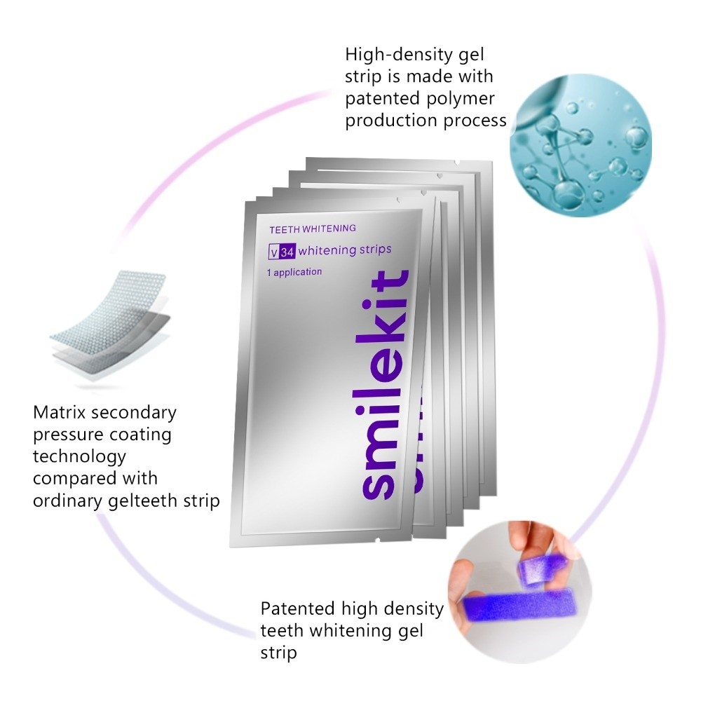 7/14 pièces bande de blanchime - Whitening Strip 3D avis et prix