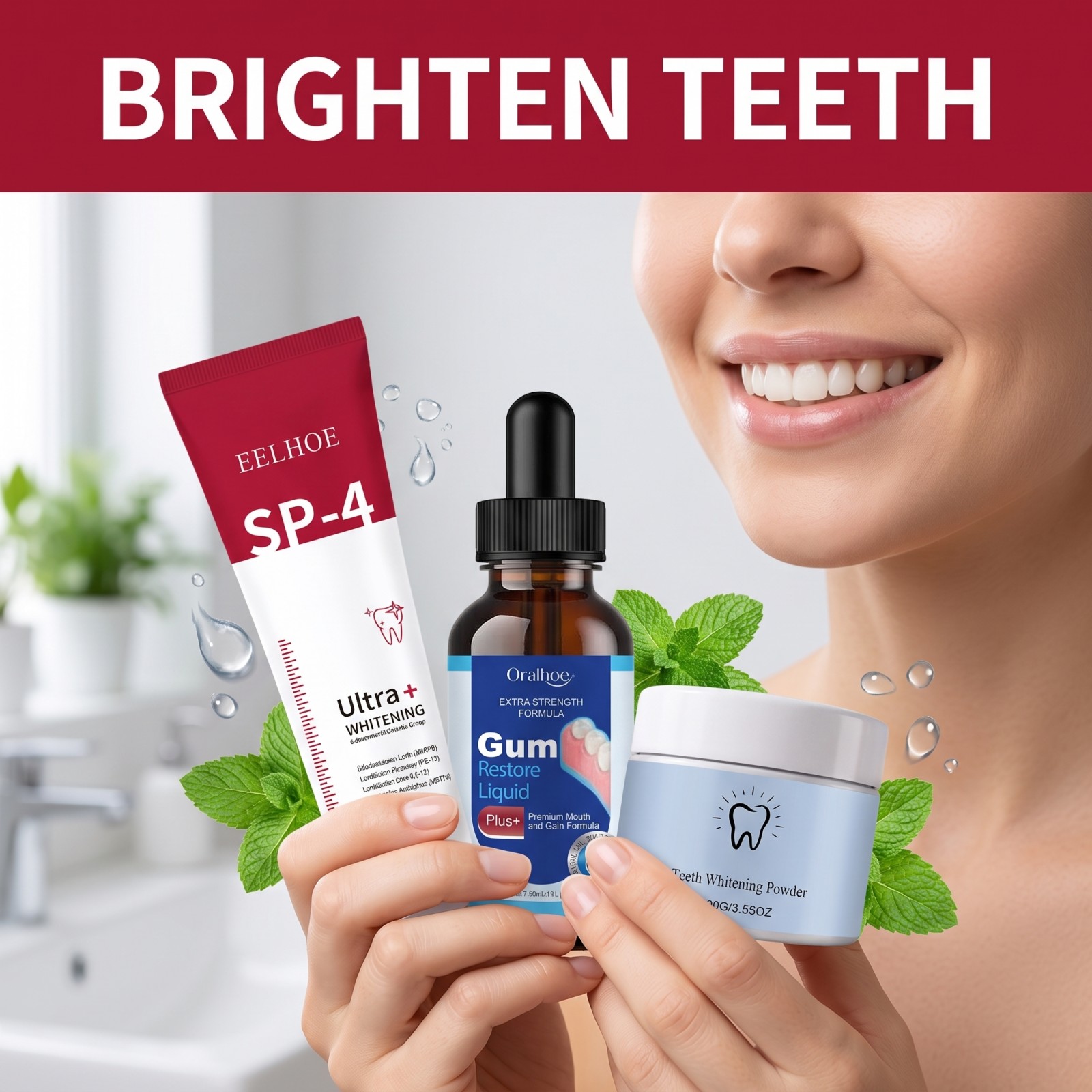 Kit de Soins Bucco-Dentaires C - Teeth Whitening Gel Peroxide avis et prix