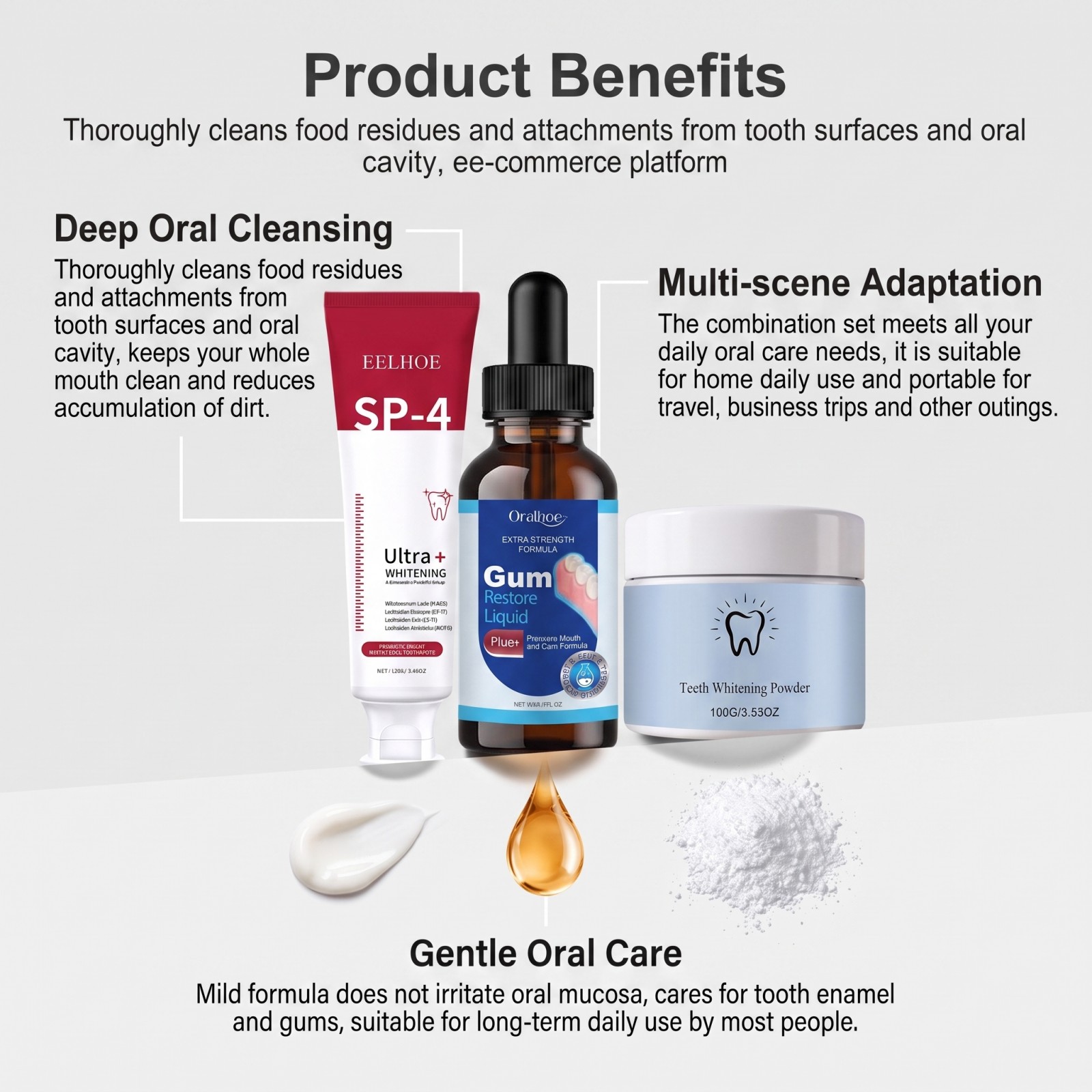 Kit de Soins Bucco-Dentaires C - Teeth Whitening Gel Peroxide avis et prix