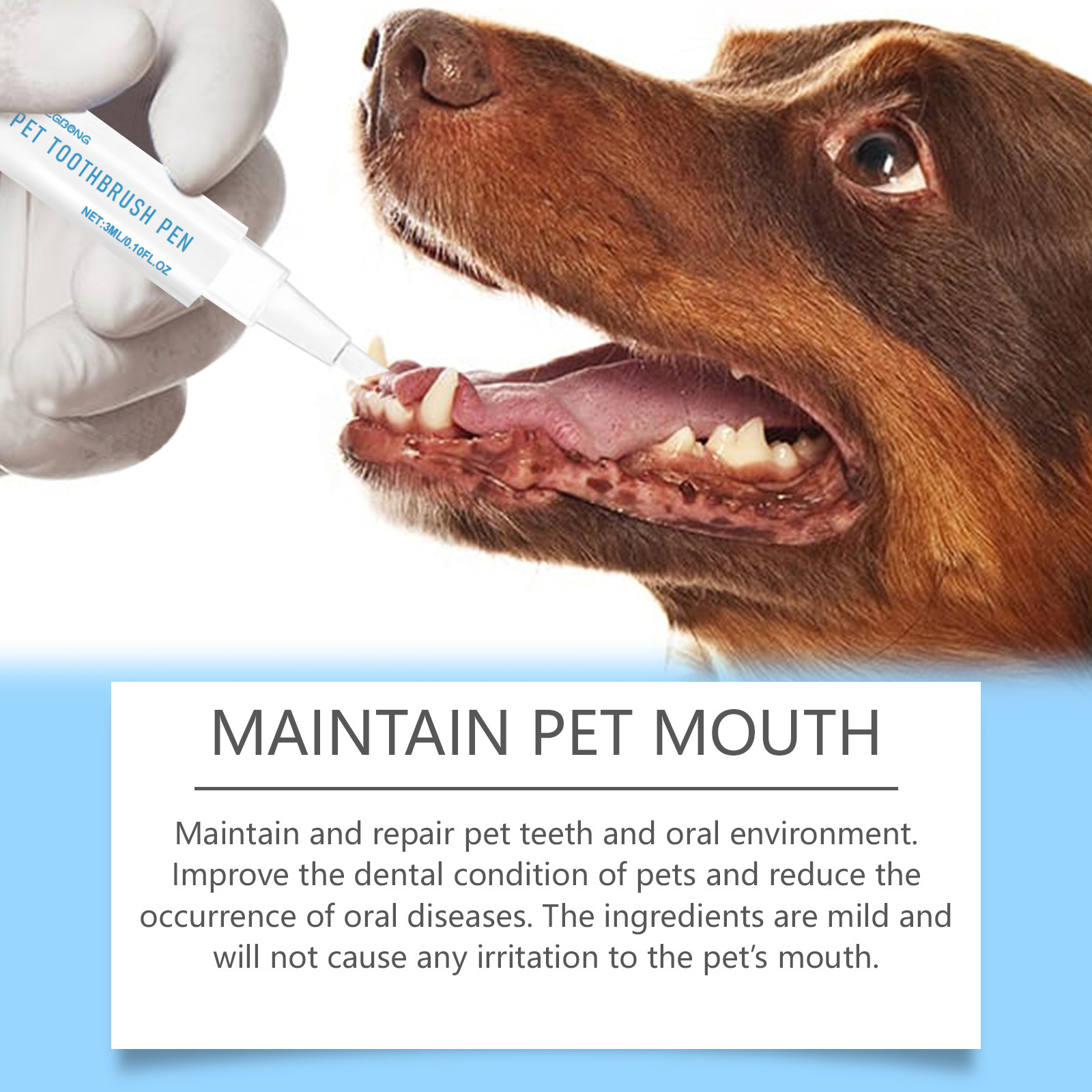 Stylo gel nettoyant buccal pou - Whitening Mouthwash avis et prix
