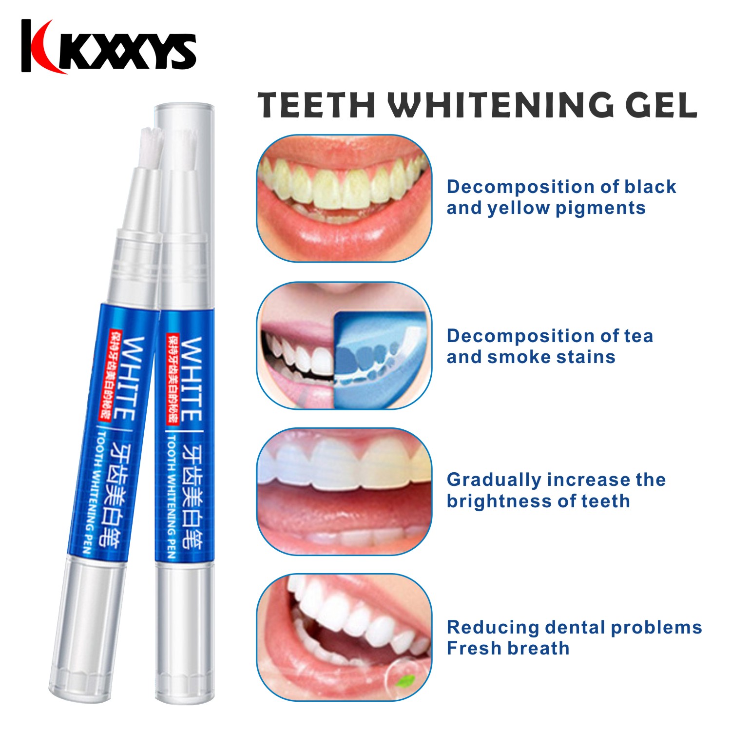 Stylo de blanchiment des dents - Teeth Whitening Gel Peroxide avis et prix