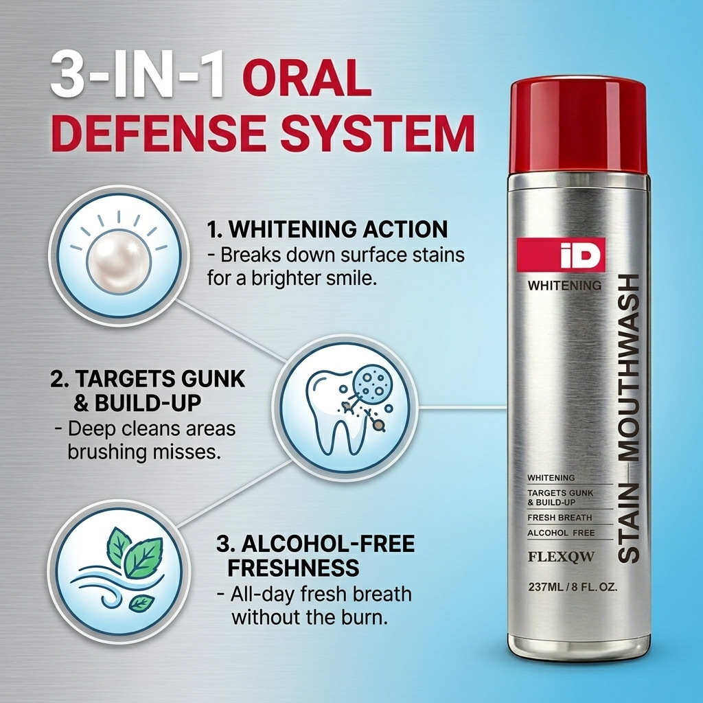 Hismile ID Bain de bouche blan - Whitening Mouthwash avis et prix