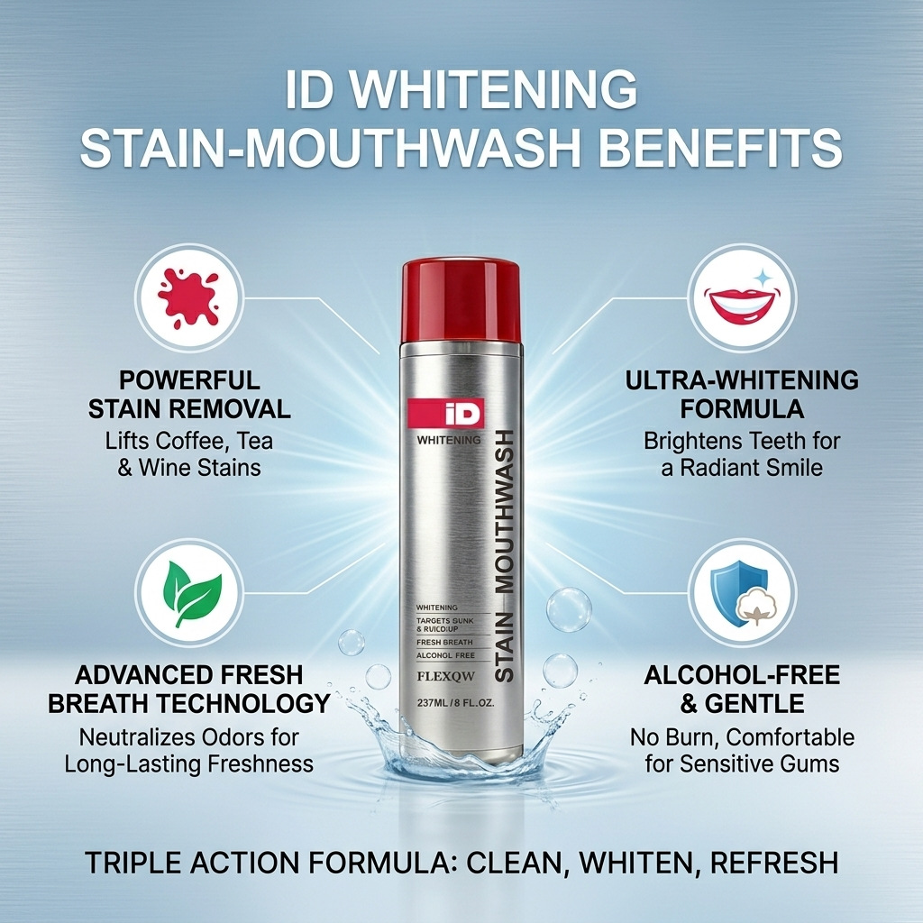 Hismile ID Bain de bouche blan - Whitening Mouthwash avis et prix