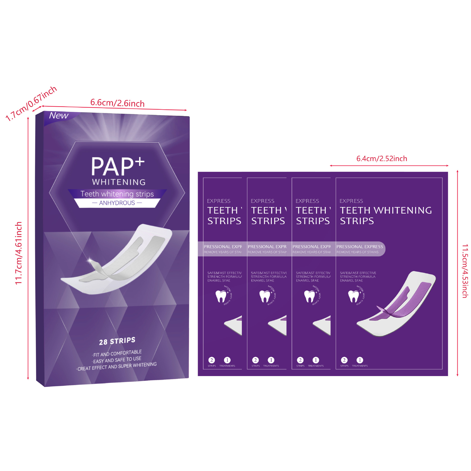 Bandes blanchissantes pour les - Whitening Strip 3D avis et prix