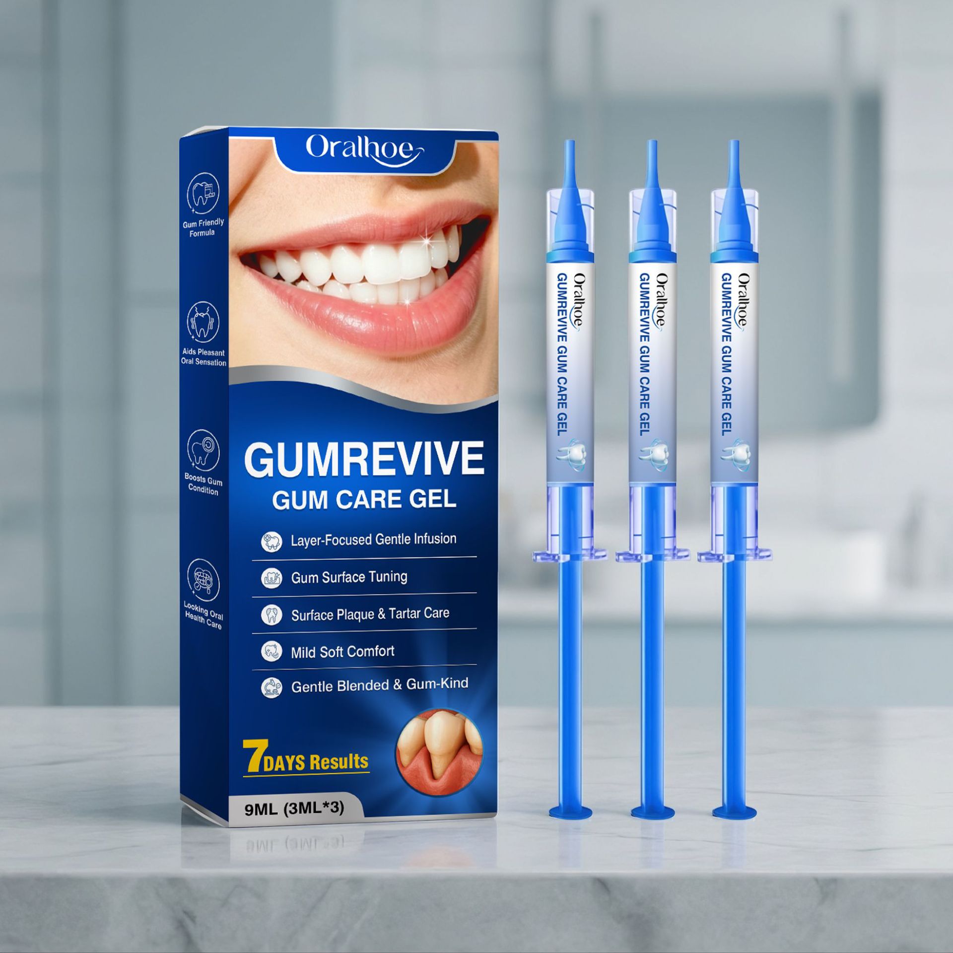 Gel de soin buccal, kit de ser - Teeth Whitening Gel Peroxide avis et prix