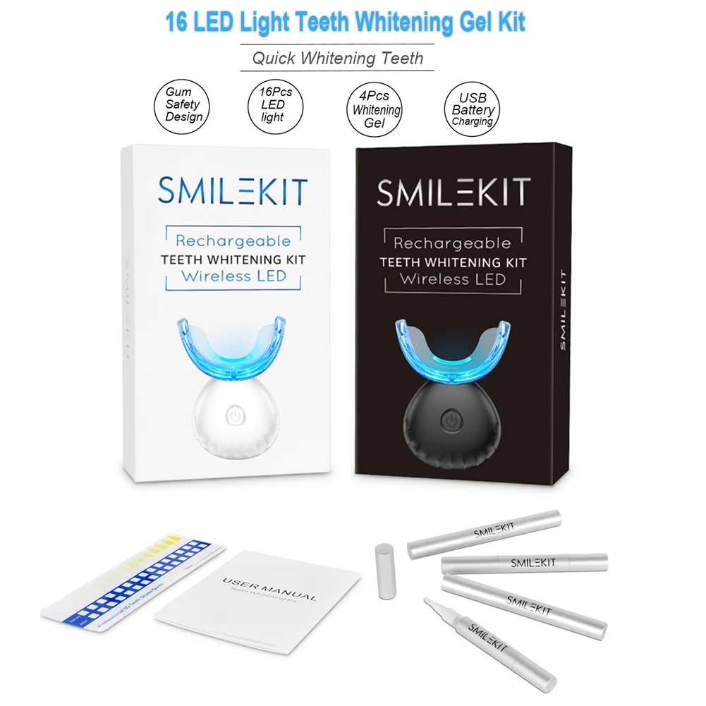 Kit de blanchiment des dents d - Teeth Whitening Gel Peroxide avis et prix