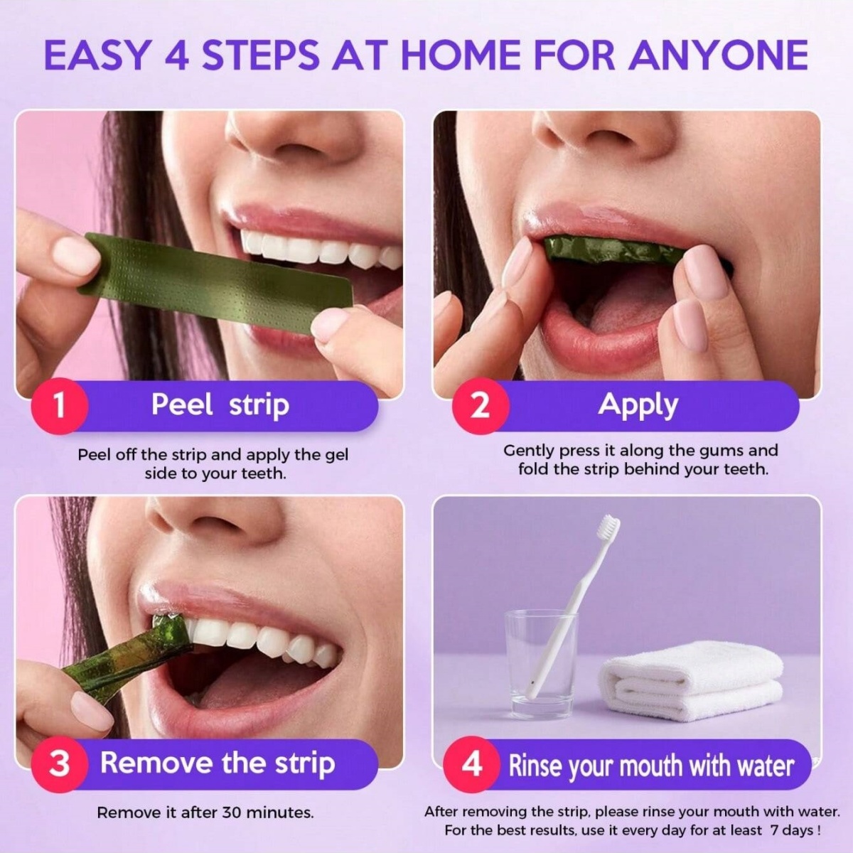 Autocollants de blanchiment de - Teeth Whitening Remedies avis et prix