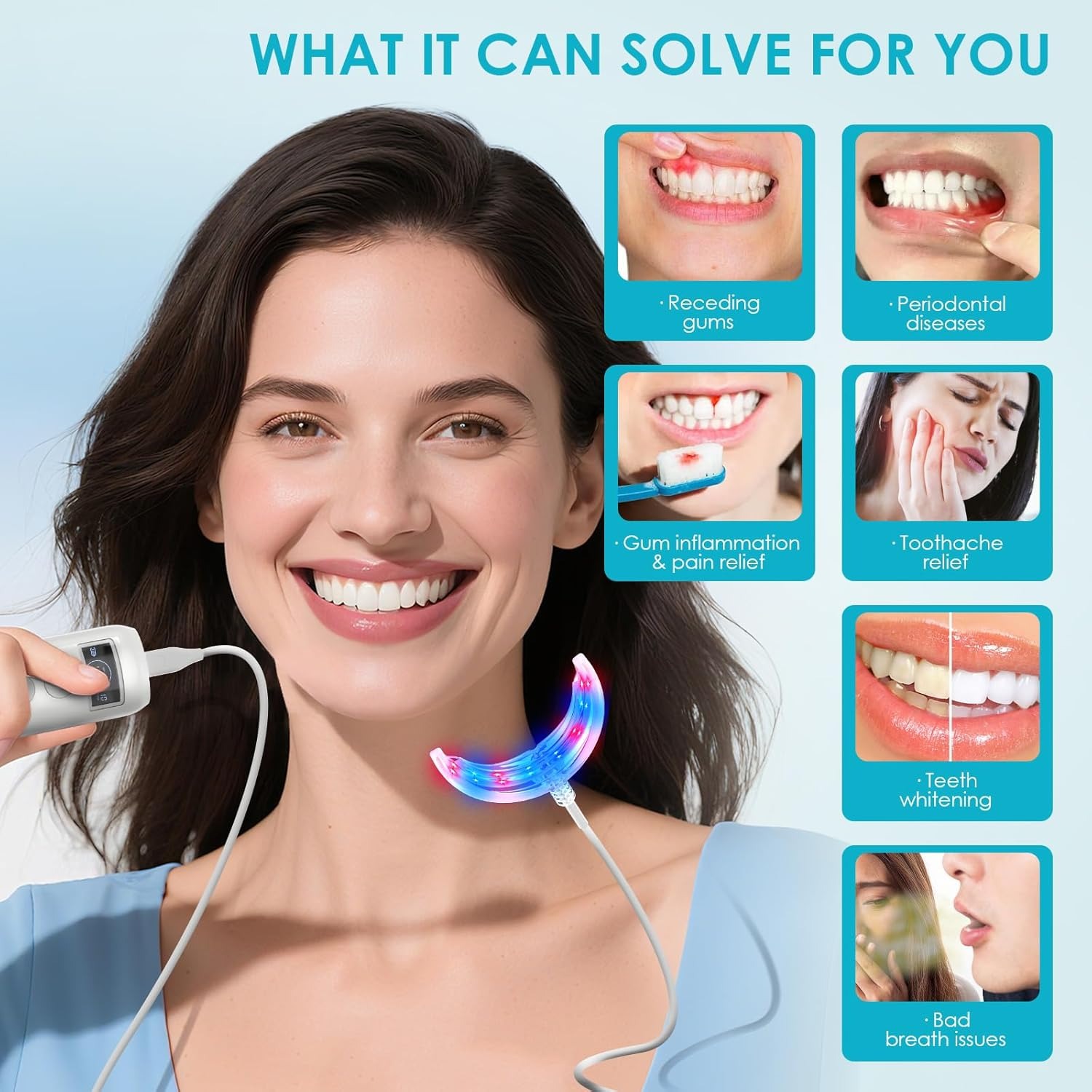 Lampe Accélératrice de Blanchi - Teeth Whitening With Blue Light avis et prix