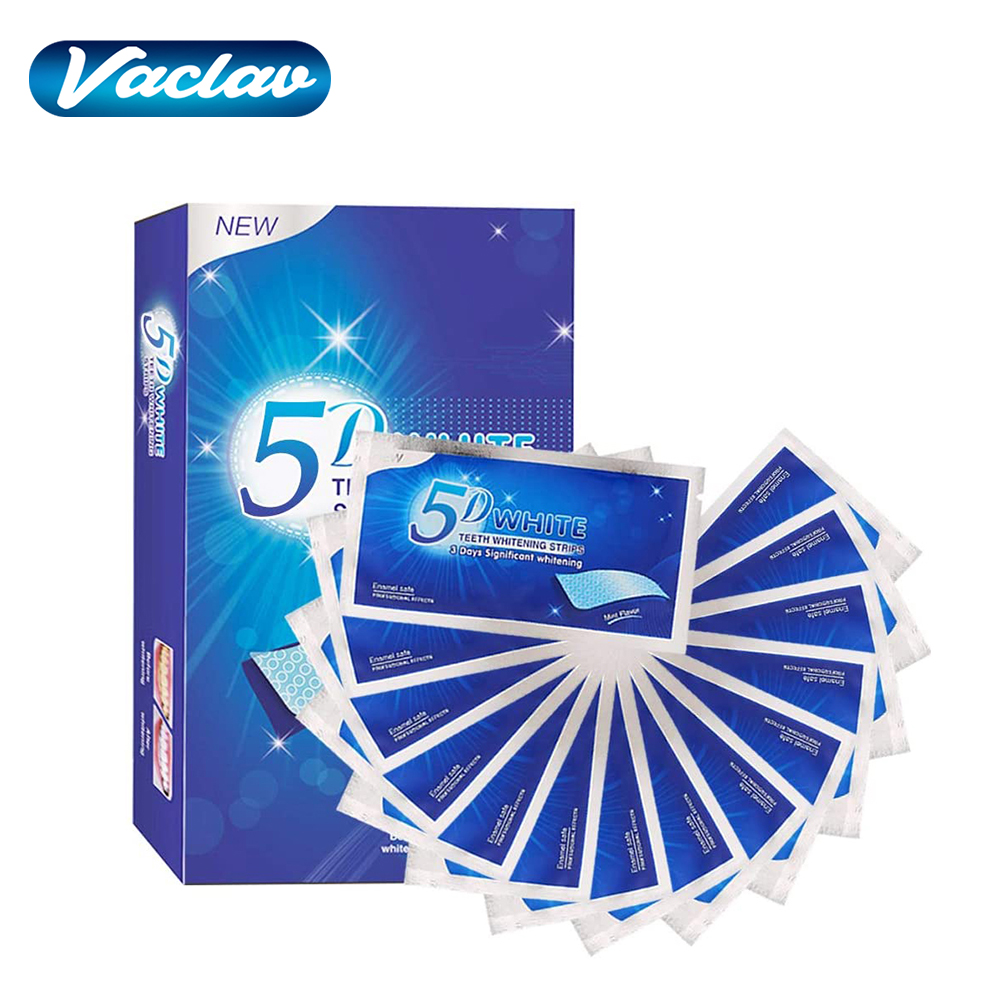 Bandelettes blanchissantes 5D  - Teeth Whitening Gel Peroxide avis et prix