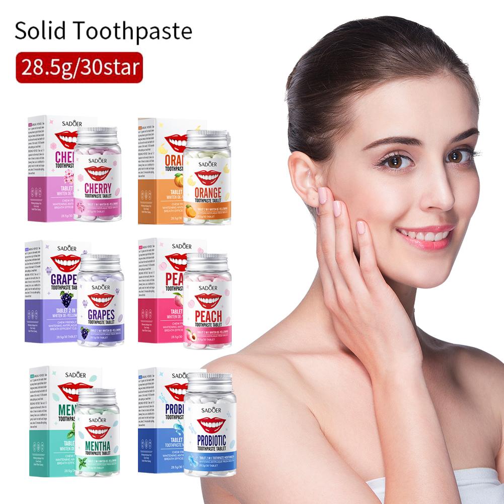 Comprimés de dentifrice solide - Whitening Mouthwash avis et prix